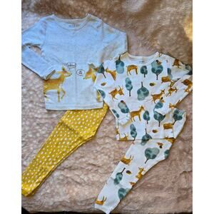Carter's 4 piece Deer pajama set in 3T